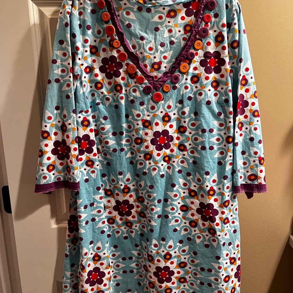 Boden Multicolor Floral Tunic